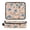 Blue Flowers and Pink Leaves, variant on Hair Tool Organizer Bag with Heat Resistant Mat Removable Travel Storage Case for Hot Air Brushes Curling Irons Black Holly Leaves