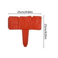 thumbnail image 4 of Landscape Edging Imitation Stone Garden Fence Plastic Garden Edging Border Landscape Decor Interlocking Decorative Panels Flower Bed Path Lawn Outdoor Picket Yard Grass Edge, 4 of 9