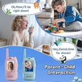 thumbnail image 4 of Video Walkie Talkies for Kids, 2 Pack Handheld Rechargeable Video Intercom with Video Camera, Voice Changer, 1.5km Range, for Boys Girls Ages 3-12, 4 of 5