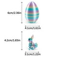 thumbnail image 2 of 3D Printed Easter Eggs with Bunny Inside,Bunny Egg,Easter Basket Stuffers,Easter Gifts Home Executive Desk Decor,Easter Surprise Rabbit Eggs, 2 of 3