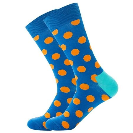 

Hinvhai Clearance Women Dot Print Cotton Vintage Fashion Long Sock Comfortable Socks