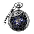 thumbnail image 1 of Chaîne 14 Pouces Steampunk Style Mécanique Squelette Rétro pour Hommes Ou Femmes B, 1 of 8