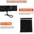 thumbnail image 5 of STARTWO Waterproof Round Fire Pit Cover - Outdoor Firepit Cover for Large Fire Pits - Includes Drawstring and Carry Bag, 5 of 8