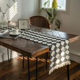 thumbnail image 4 of Chemin de Table Style Ferme pour Décorations de Café en Coton Tressé Rayé Mariages, 4 of 9