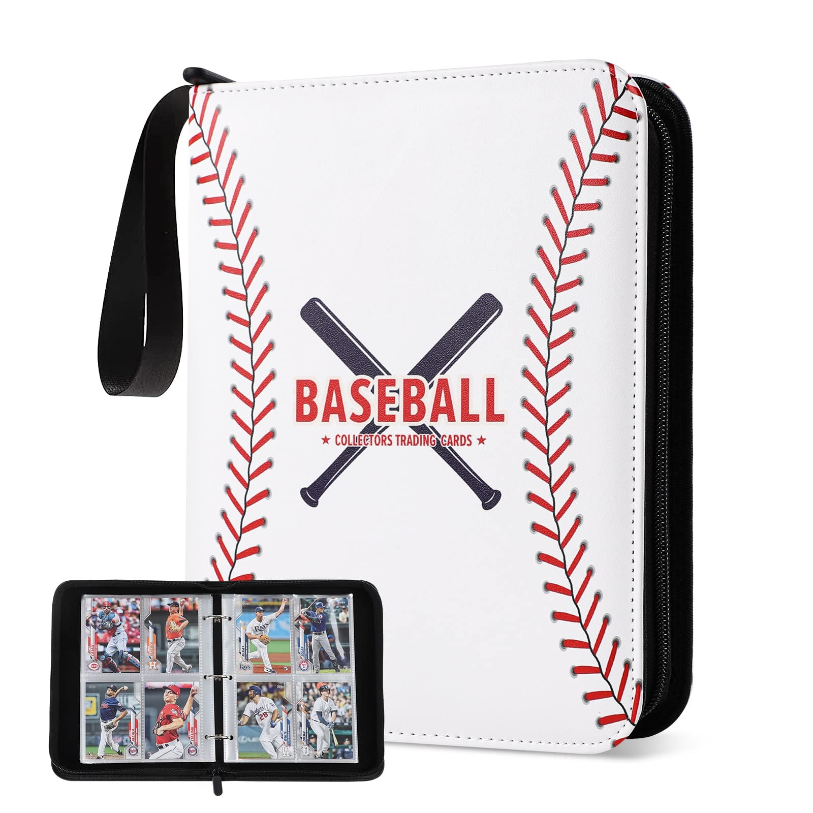 baseball card sleeve sheets sleeves binder sold on Temu United States trading cards Sooez 9 Pocket Page Protectors,