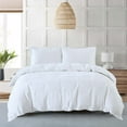 thumbnail image 2 of Pre-washed Belgian Flax Linen Cotton Duvet Cover Set, 2 of 2