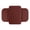 B, variant on Light Gray Quilted Leather Car Console Cover with Side Pockets, Padded Armrest Cushion for Clean Modern Interiors