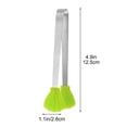 thumbnail image 3 of SouMaox Stainless Steel Kitchen Tongs, Non-Slip Silicone Grip Mini Serving Clips, Manual Grabber for Appetizer Charcuterie Platter, 3 of 9