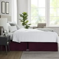 thumbnail image 4 of SGI Bedding 21 Inch Pleated Bed Skirt | Microfiber Bed Skirt | Fade Resistant, Wrinkle Free, Anti-static, Decorative, Extra Storage Space, Clutter-Free | Full, Wine, 4 of 8