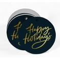thumbnail image 2 of Inkdotpot 100 Pack Happy Holiday Favor Paper Tags Craft Real Gold Foil Hang Tags, 2 of 7