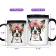 thumbnail image 4 of Happy Mother's Day Boston Terrier with Flower Crown and Greeting Card Heat Color Changing Mug Gentleman Dog Lover Gifts Magic Coffee Mug - 13004, 4 of 4