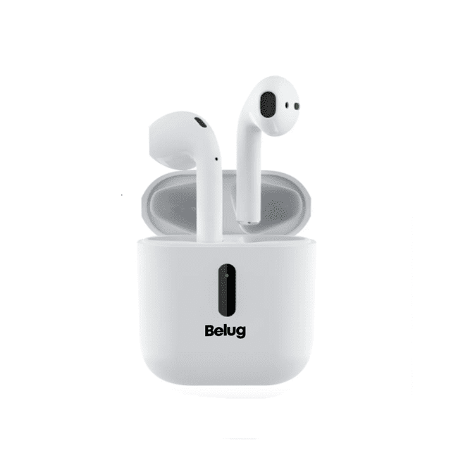 Auriculares Inalámbricos Pro5 Compatibles Con iPhone Android Belug Blanco
