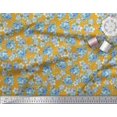 thumbnail image 2 of Soimoi polyester Crepe Fabric Scorpion Grasses Floral Decor Fabric Printed Yard 42 Inch Wide, 2 of 3