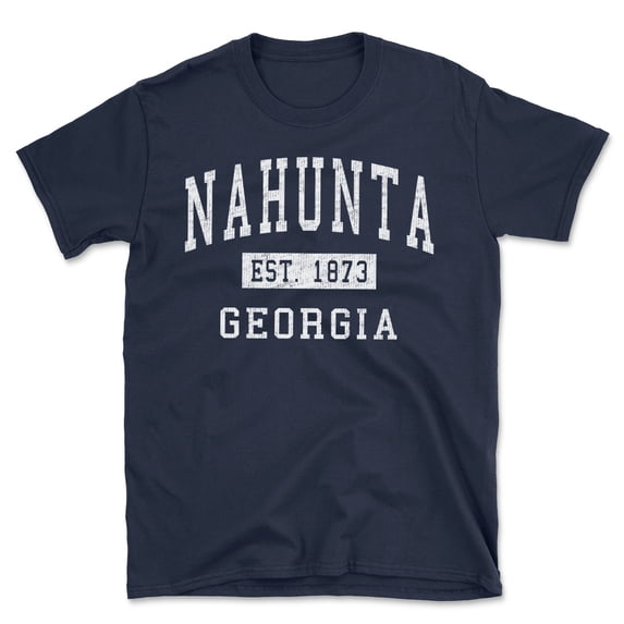 Nahunta Georgia Classic Established Men's Cotton T-Shirt