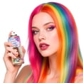 thumbnail image 3 of Purple Hair Spray Temporary Hair Color Spray for Kids Women Men, Washable One-Time Use Hair Color Wax Dye, Hair Coloring Natural Hair Style Gel for Christmas Party,Cosplay(Purple 120ML),Black, 3 of 26