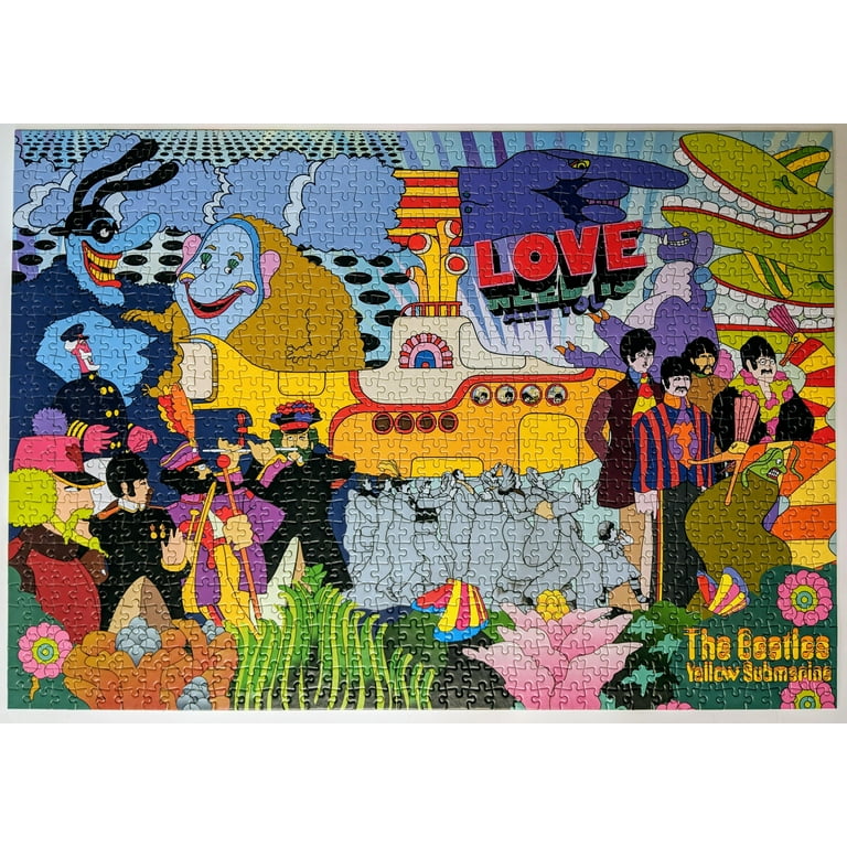 Beatles Yellow Submarine (1000 Piece Jigsaw Puzzle
