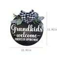 thumbnail image 2 of TIMIFIS Door Plate 3D Welcome Hanger Funny Welcome Sign Home Outdoor Decor 11.8Inch, Door Hanger Welcome Sign Home Decor Funny Words Door Hanger Home Decoration, 2 of 5