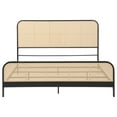 thumbnail image 3 of Lanewood Open Cane Webbing Metal Eastern King Bed Black, 3 of 12