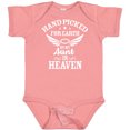 thumbnail image 3 of Inktastic Handpicked for Earth by My Aunt in Heaven with Angel Wings Boys or Girls Baby Bodysuit, 3 of 5