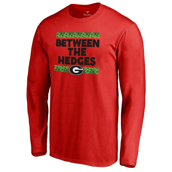Men's Red Georgia Bulldogs Team Hometown Collection Long Sleeve T-Shirt