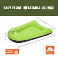 thumbnail image 4 of (4 pack) Ozark Trail Easy Float Inflatable Lounge, Green, 4 of 11