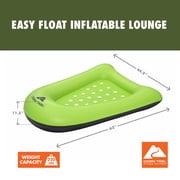 Ozark Trail Easy Float Inflatable Lounge, Green