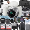 thumbnail image 1 of Cámara Vlog sin Espejo Zeetech Sony Alpha ZV-E10 Lente 16-50 mm Pack de 2 Tarjetas de Memoria 128 GB, 1 of 11