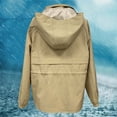 thumbnail image 4 of Outdoor Hiking Jacket With Hood Breathable Raincoat For Trekking & Leisure Mid Length Windbreaker Coat Lightweight Jacket with Hood Women Womens Tall Rain Jacket Raincoat for Women Nylon Rain Coats, 4 of 8