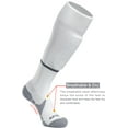 thumbnail image 5 of APTESOL Knee High Soccer Socks Team Sport Cushion Socks for Boys Girls Men Women [3-Pair White,M], 5 of 7