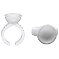 thumbnail image 3 of Tattoo Rings Cups Disposable Glue Holder Plastic Tattoo Ink Pigment Ring Adhesive Makeup Rings Palette For Eyelash Extension Nail Art, 3 of 5