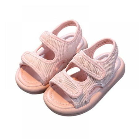 

SYNPOS Baby Boys Girls Sandals Premium Soft Anti-Slip Rubber Sole Infant Summer Outdoor Shoes Toddler First Walkers