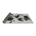 thumbnail image 2 of Ahgly Company Indoor Round Abstract Gray Modern Area Rugs, 7' Round, 2 of 4
