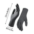 thumbnail image 3 of Winter Gloves Men and Women Fashion Accessories Couples Winter Outdoor Warm And Cold Gloves Wool Knitted Gloves Solid Color Adult Open Touchscreen Gloves, 3 of 9