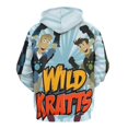 thumbnail image 3 of Wild Kratts Hoodie 3D Print Pullover Hooded Long Sleeve Sweatshirts Tops Blouse with Pocket for Mens Womens, 3 of 7