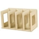 thumbnail image 5 of Estantería de madera para escritorio, organizador de mesa, estante de exhibición, estante decorativo para DVD Beige, 5 of 9