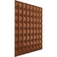 thumbnail image 2 of 19 5/8"W x 19 5/8"H Bradford EnduraWall Decorative 3D Wall Panel, Bright Coat Copper (Covers 2.67 Sq. Ft.), 2 of 6