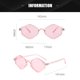 thumbnail image 2 of Gafas de sol con montura pequeña en forma de diamante transfronterizas europeas y americanas, hechas de PC, 2 of 5