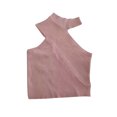 thumbnail image 4 of YHAJDS Womens Tank Tops Solid Color Round Neck Sleeveless Basic Casual Blouse, 4 of 4