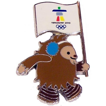 Vancouver 2010 Olympics Quatichi with Vancouver Flag Pin