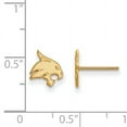thumbnail image 2 of 10k Gold LogoArt Texas State University Bobcat Extra Small Post Earrings Q1Y007TST, 2 of 4