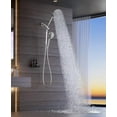 thumbnail image 7 of Dual Filtered Handheld Shower Heads Combo, 15-Mode High Pressure Rainfall Showerheads Combo Set with Filter, for Hard Water, Removes Chlorine, Improves Skin Hair Condition, Modern Chrome, 7 of 7