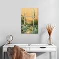 thumbnail image 2 of Elephant Stock Orange Sunrise Desert I Wall Art - Vertical Multi Panel Canvas - Hallway Wall Decor - Floral And Botanical Multi Panel - Orange And Yellow Decor By Julia Purinton - 14" x 23", 2 of 4
