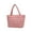 Pink, variant on Quilted Tote Bag for Women Lightweight Puffer Nylon Shoulder Bag with Zipper Closure Large Capacity Handbag for Everyday Use Work Shopping Travel Polyester Lining