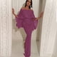 thumbnail image 5 of Gibobby Vestidos largos de fiesta Mujeres sexy un hombro vestidos delgado elegante damas vestido de fiesta(Morado,CH), 5 of 5