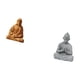 thumbnail image 5 of Estatua de Buda Mono del Corazón de Jesús, figura coleccionable para pasillo, dormitorio, oficina, escritorio, chimenea, hotel, patio trasero, 5 of 8