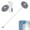 Gray 4.6ft, variant on Ceiling Fan Cleaner Duster – Double Sided Microfiber Duster with Extension Pole for High Ceilings, Fan Blades, Furniture, Blinds