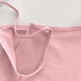 thumbnail image 4 of Nfurl Spaghetti Strap Tank Tops for Women Lightweight Solid Color Camisole Tops Fitted Basic Sleeveless Undershirts Casual Summer Tanks Pink,Free Size, 4 of 6