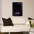 thumbnail image 1 of Vertical Curved Wall Mount Fireplace, 1 of 1