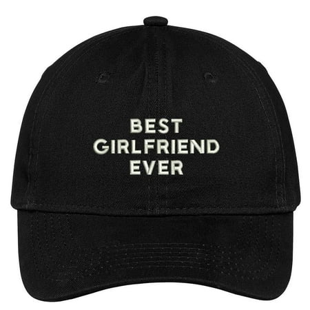 Trendy Apparel Shop Best Girl Friend Ever Embroidered Brushed Cotton Dad Hat