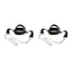thumbnail image 1 of Wosthever Cabezas de nailon Entrenador de cuello Cabezas seguras Arnés para un entrenamiento eficaz Cabezas Ejercitador de arnés todo negro todo negro 2Conjunto, 1 of 6